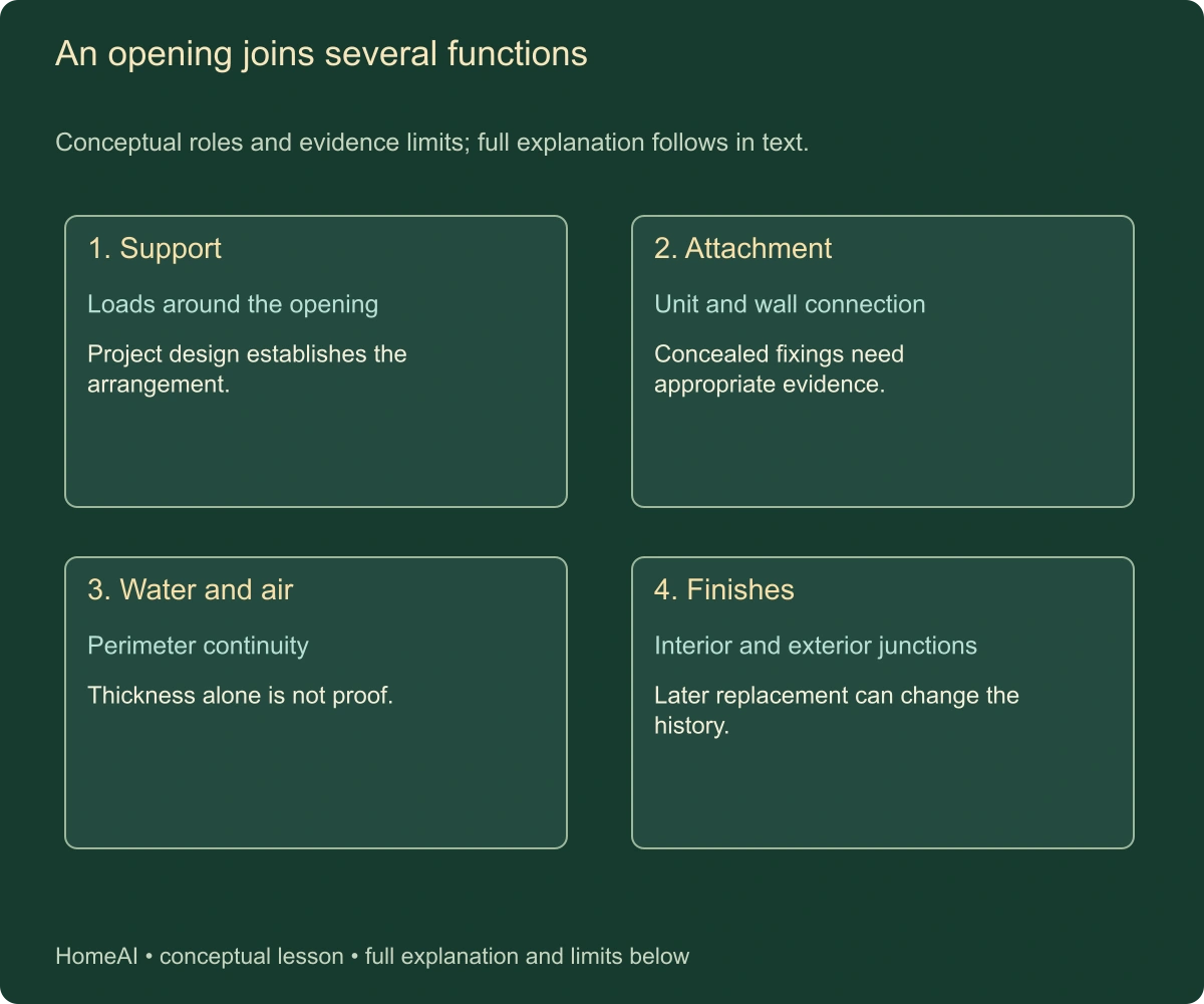 An opening joins several functions. Conceptual roles and evidence limits; full explanation follows in text.